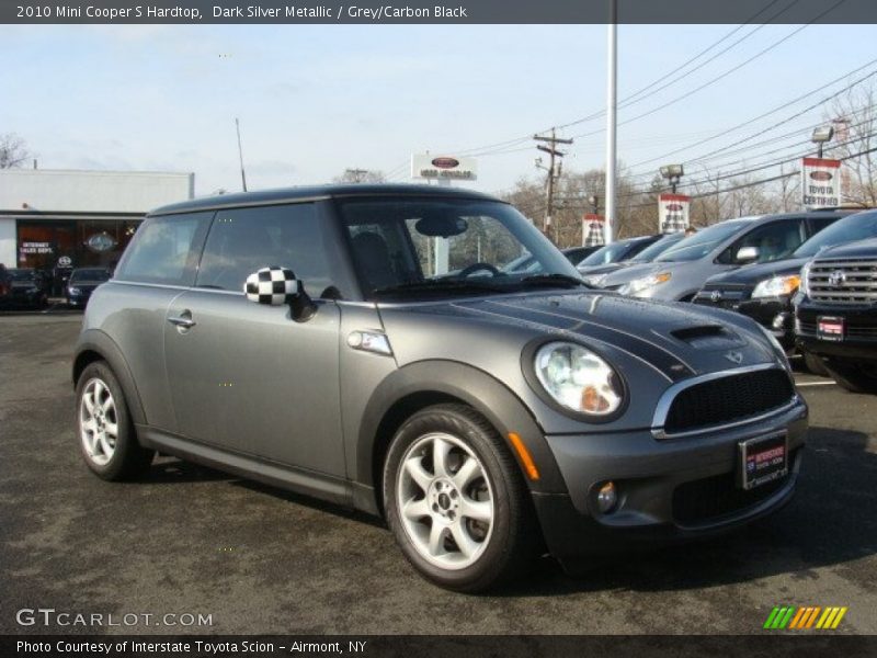 Dark Silver Metallic / Grey/Carbon Black 2010 Mini Cooper S Hardtop