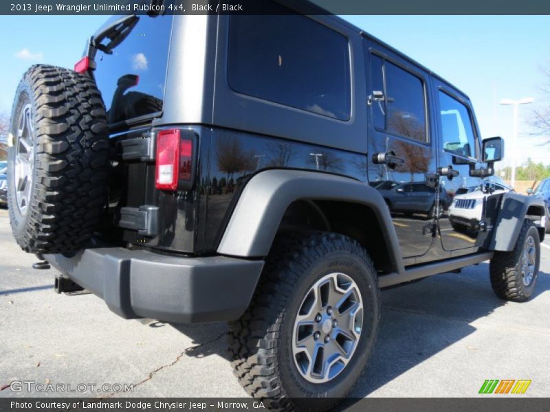 Black / Black 2013 Jeep Wrangler Unlimited Rubicon 4x4