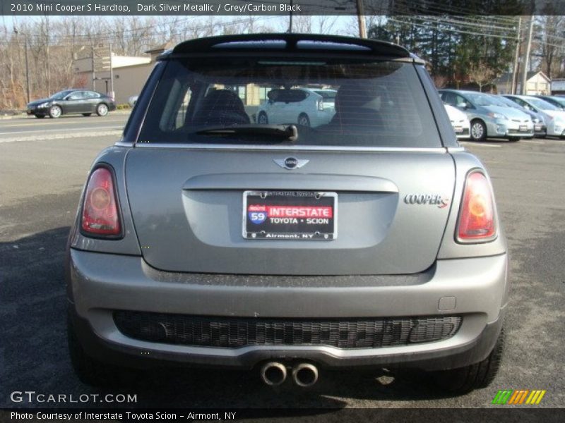 Dark Silver Metallic / Grey/Carbon Black 2010 Mini Cooper S Hardtop