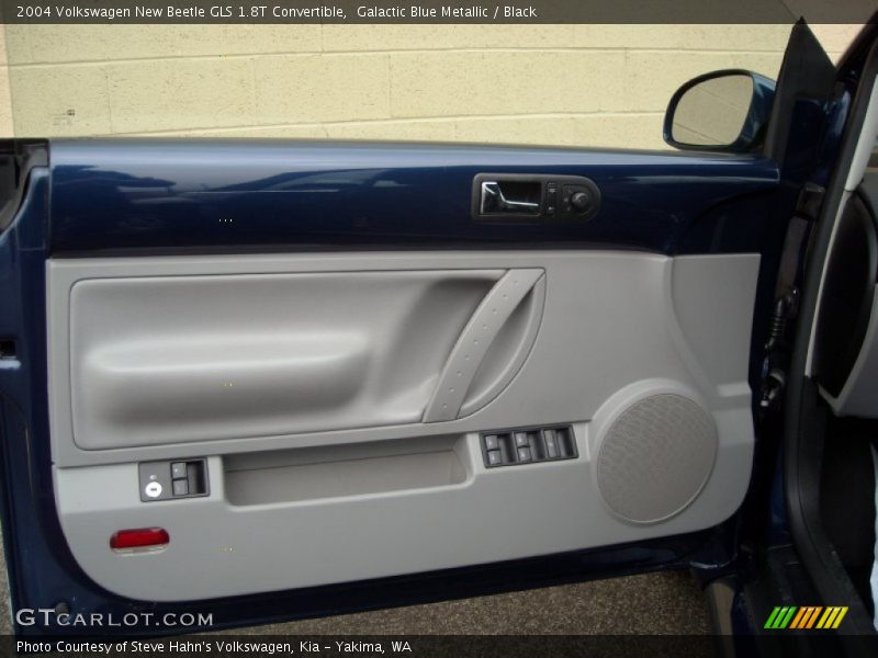 Galactic Blue Metallic / Black 2004 Volkswagen New Beetle GLS 1.8T Convertible