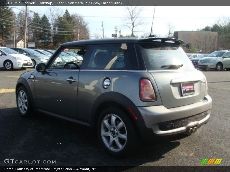 Dark Silver Metallic / Grey/Carbon Black 2010 Mini Cooper S Hardtop