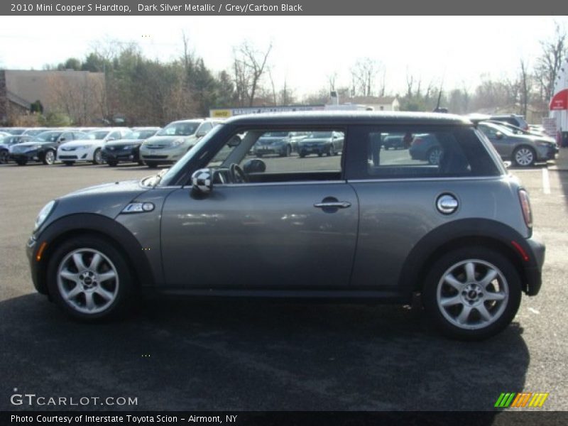 Dark Silver Metallic / Grey/Carbon Black 2010 Mini Cooper S Hardtop
