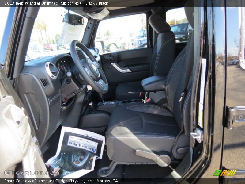 Black / Black 2013 Jeep Wrangler Unlimited Rubicon 4x4