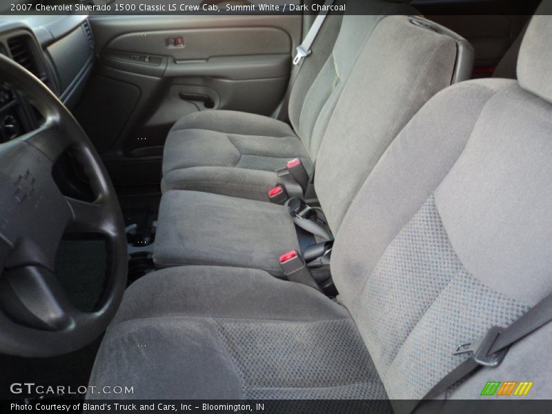 Summit White / Dark Charcoal 2007 Chevrolet Silverado 1500 Classic LS Crew Cab