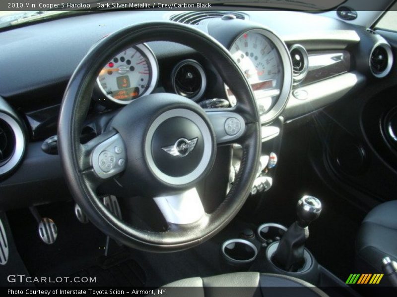 Dark Silver Metallic / Grey/Carbon Black 2010 Mini Cooper S Hardtop