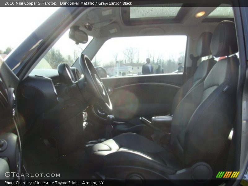 Dark Silver Metallic / Grey/Carbon Black 2010 Mini Cooper S Hardtop