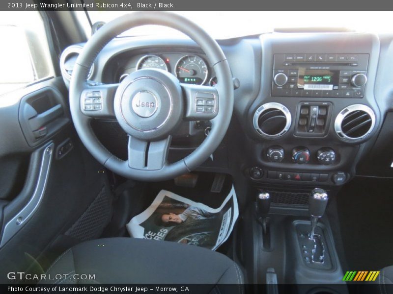 Black / Black 2013 Jeep Wrangler Unlimited Rubicon 4x4