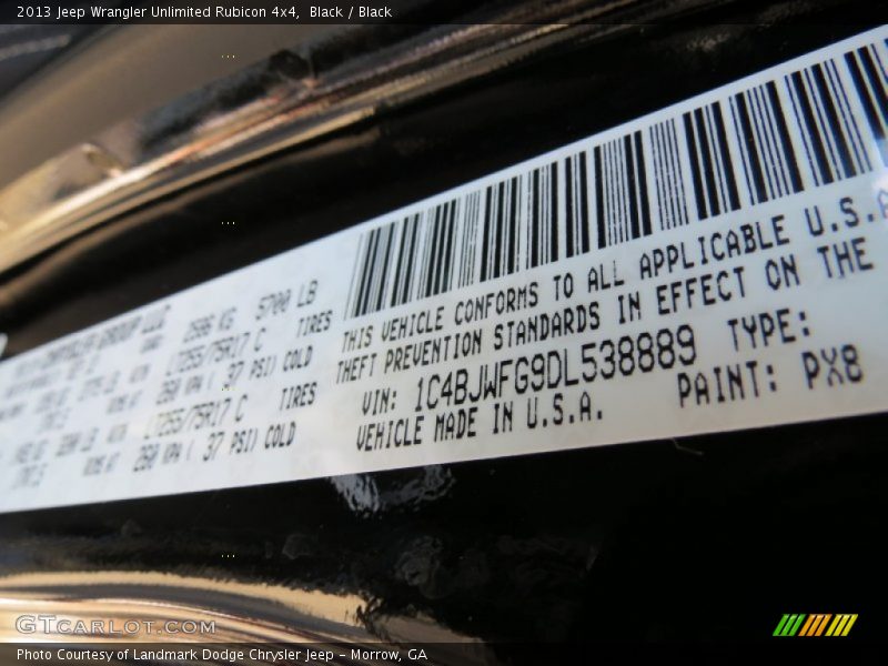 Black / Black 2013 Jeep Wrangler Unlimited Rubicon 4x4