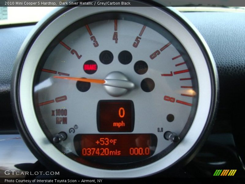 Dark Silver Metallic / Grey/Carbon Black 2010 Mini Cooper S Hardtop