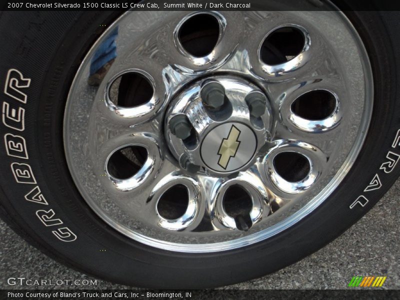 Summit White / Dark Charcoal 2007 Chevrolet Silverado 1500 Classic LS Crew Cab