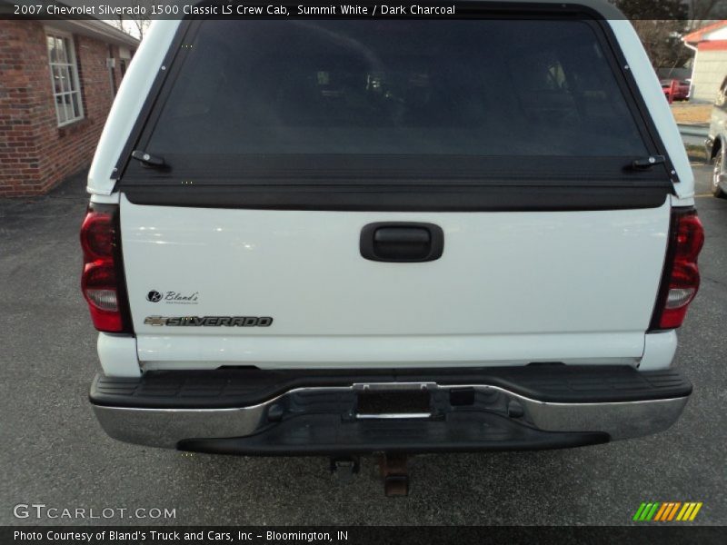 Summit White / Dark Charcoal 2007 Chevrolet Silverado 1500 Classic LS Crew Cab