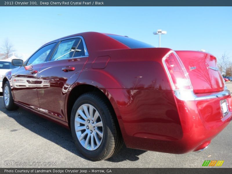 Deep Cherry Red Crystal Pearl / Black 2013 Chrysler 300