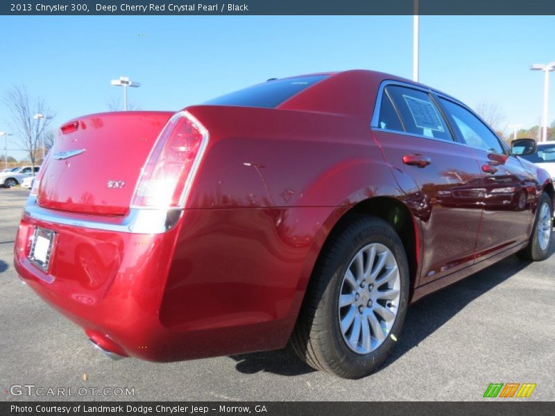Deep Cherry Red Crystal Pearl / Black 2013 Chrysler 300