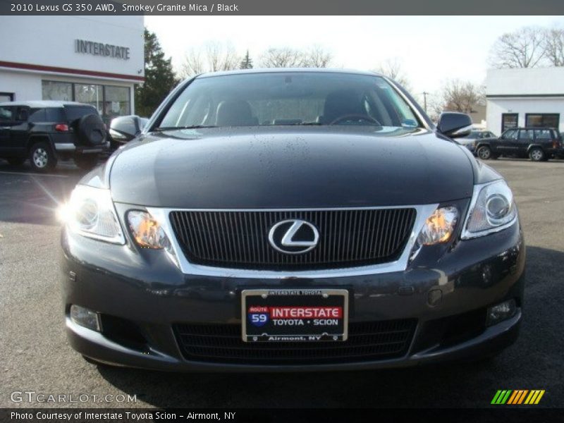 Smokey Granite Mica / Black 2010 Lexus GS 350 AWD