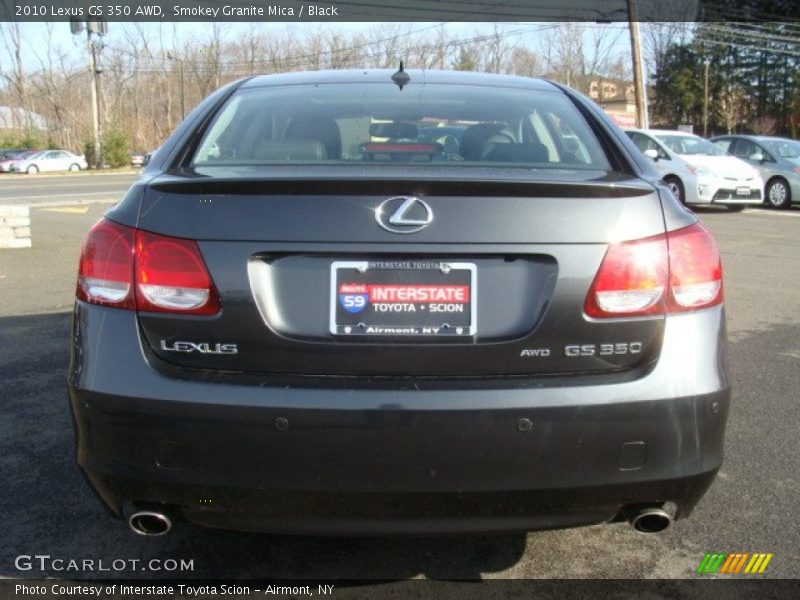 Smokey Granite Mica / Black 2010 Lexus GS 350 AWD