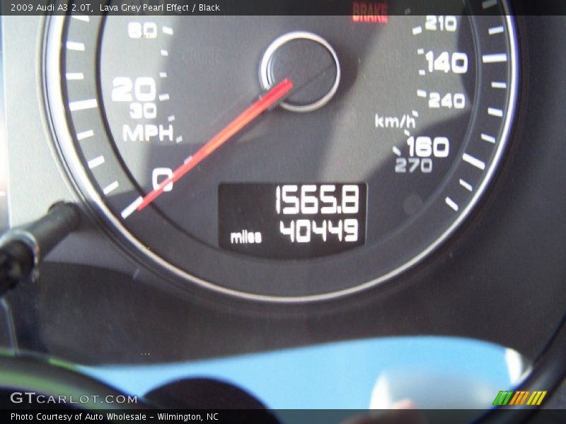 Lava Grey Pearl Effect / Black 2009 Audi A3 2.0T