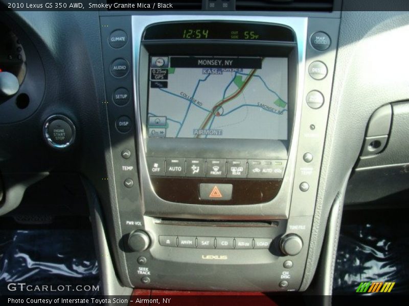 Smokey Granite Mica / Black 2010 Lexus GS 350 AWD