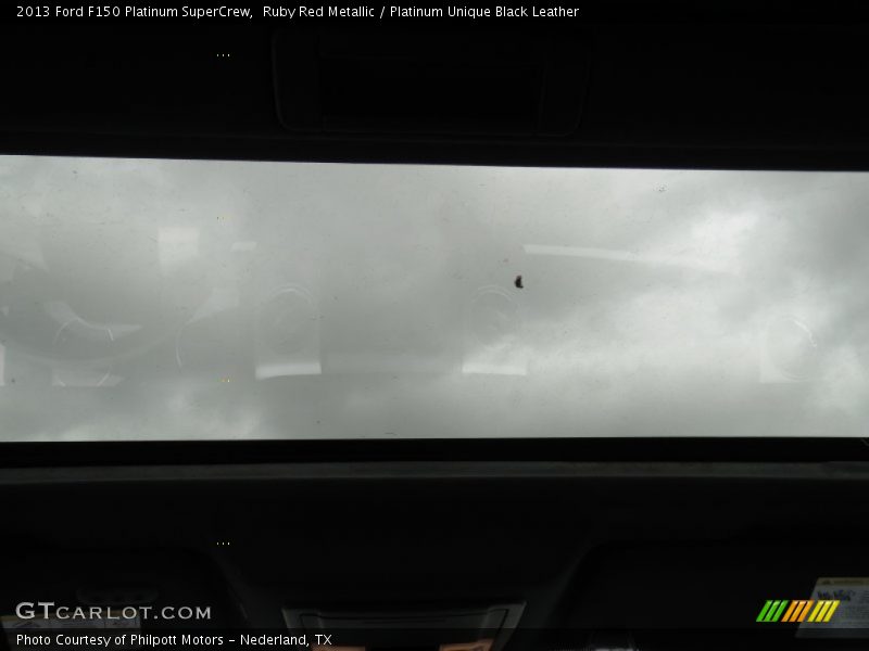 Ruby Red Metallic / Platinum Unique Black Leather 2013 Ford F150 Platinum SuperCrew