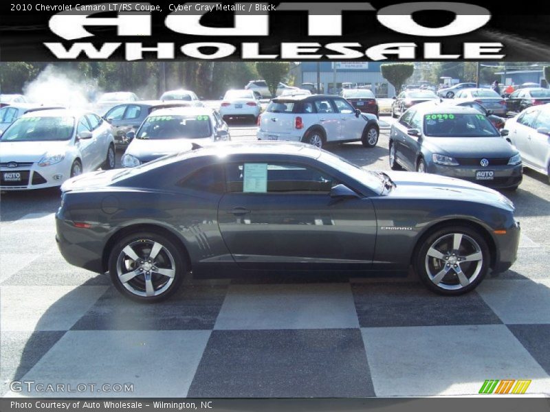 Cyber Gray Metallic / Black 2010 Chevrolet Camaro LT/RS Coupe