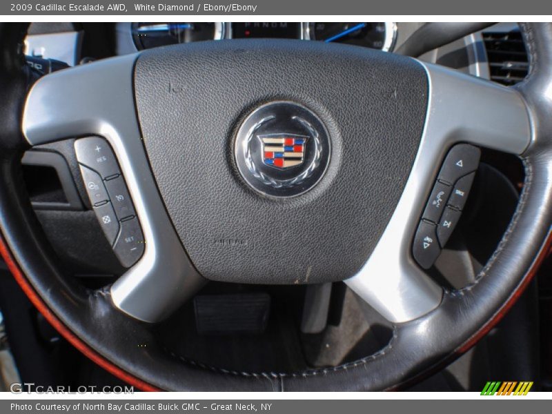 White Diamond / Ebony/Ebony 2009 Cadillac Escalade AWD