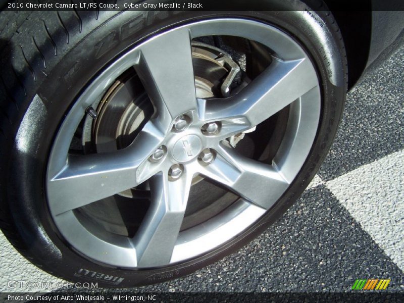 Cyber Gray Metallic / Black 2010 Chevrolet Camaro LT/RS Coupe