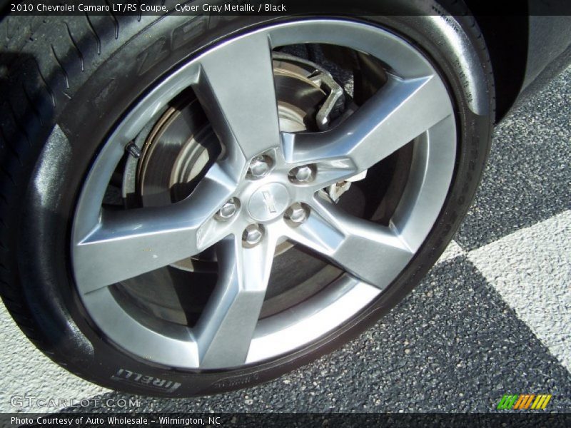 Cyber Gray Metallic / Black 2010 Chevrolet Camaro LT/RS Coupe