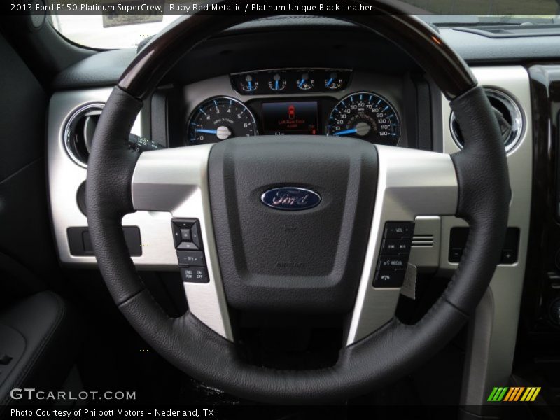  2013 F150 Platinum SuperCrew Steering Wheel