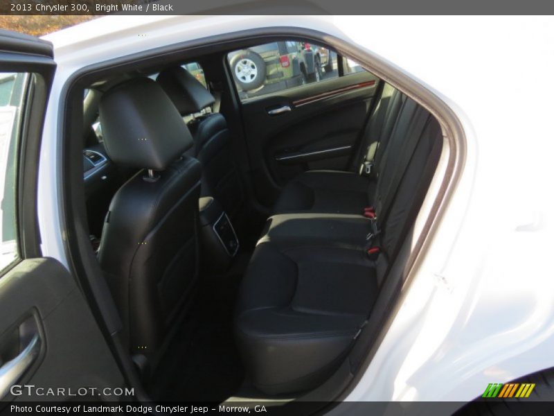 Bright White / Black 2013 Chrysler 300