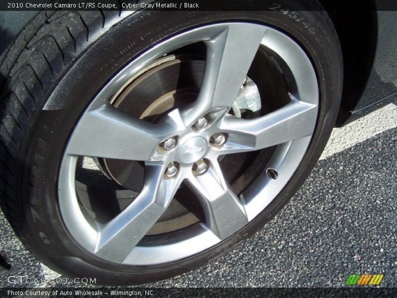 Cyber Gray Metallic / Black 2010 Chevrolet Camaro LT/RS Coupe