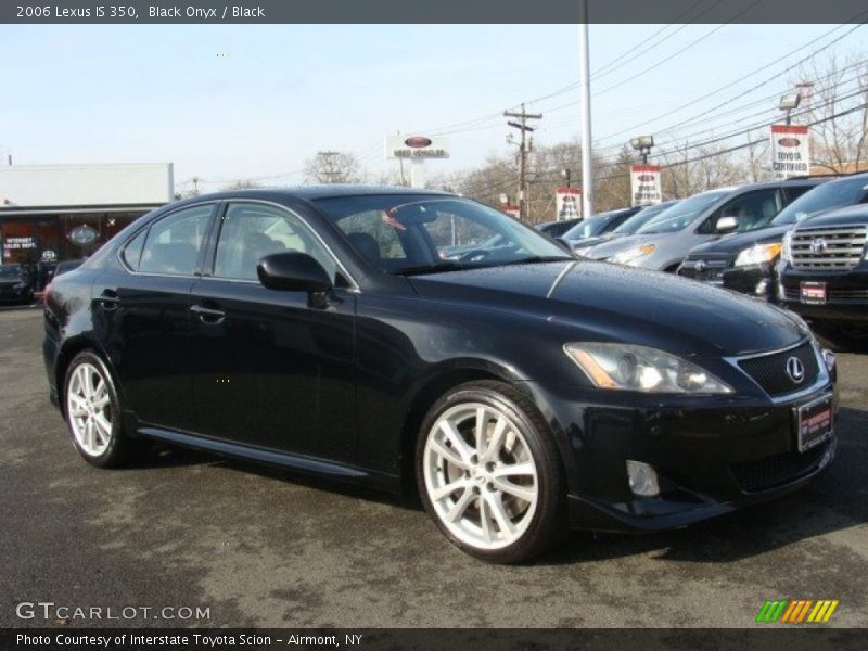 Black Onyx / Black 2006 Lexus IS 350