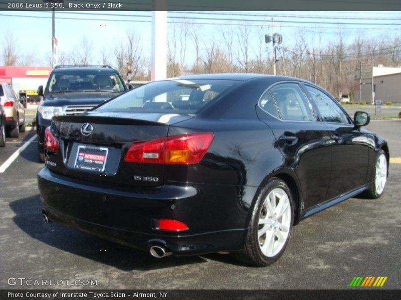 Black Onyx / Black 2006 Lexus IS 350