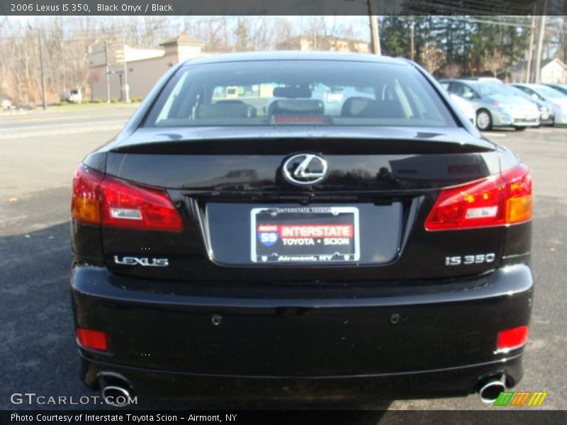 Black Onyx / Black 2006 Lexus IS 350