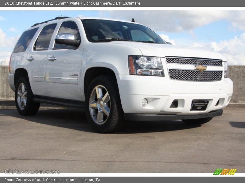 Summit White / Light Cashmere/Dark Cashmere 2010 Chevrolet Tahoe LTZ