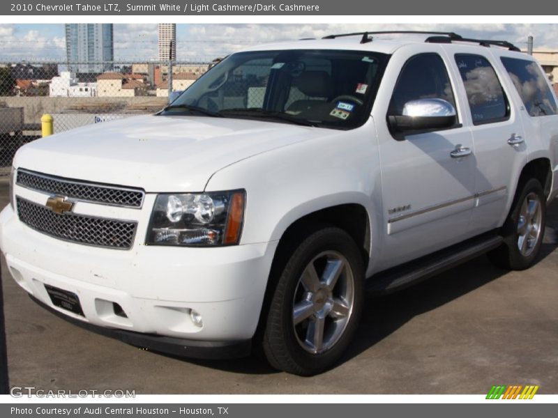 Summit White / Light Cashmere/Dark Cashmere 2010 Chevrolet Tahoe LTZ