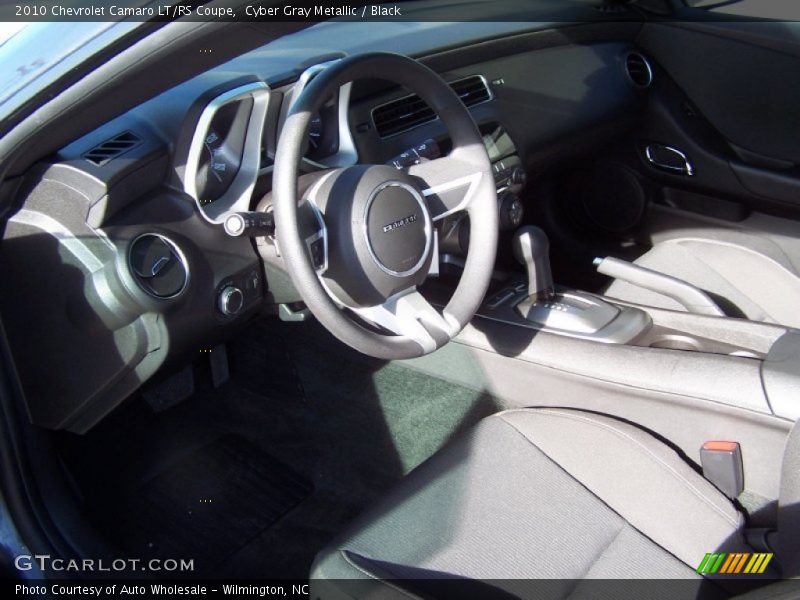 Cyber Gray Metallic / Black 2010 Chevrolet Camaro LT/RS Coupe