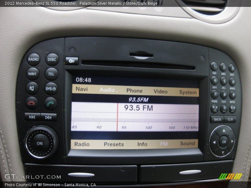 Audio System of 2012 SL 550 Roadster