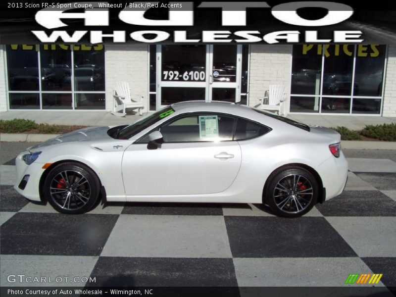 Whiteout / Black/Red Accents 2013 Scion FR-S Sport Coupe