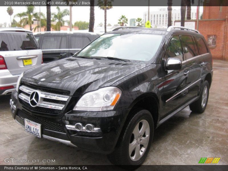 Black / Black 2010 Mercedes-Benz GL 450 4Matic