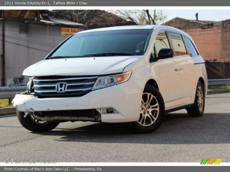 Taffeta White / Gray 2011 Honda Odyssey EX-L