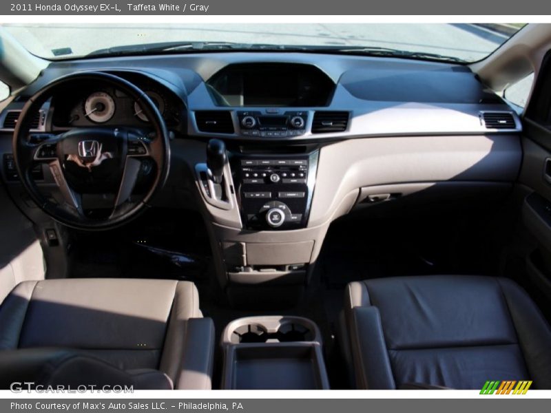 Taffeta White / Gray 2011 Honda Odyssey EX-L
