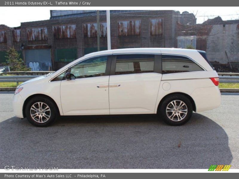 Taffeta White / Gray 2011 Honda Odyssey EX-L
