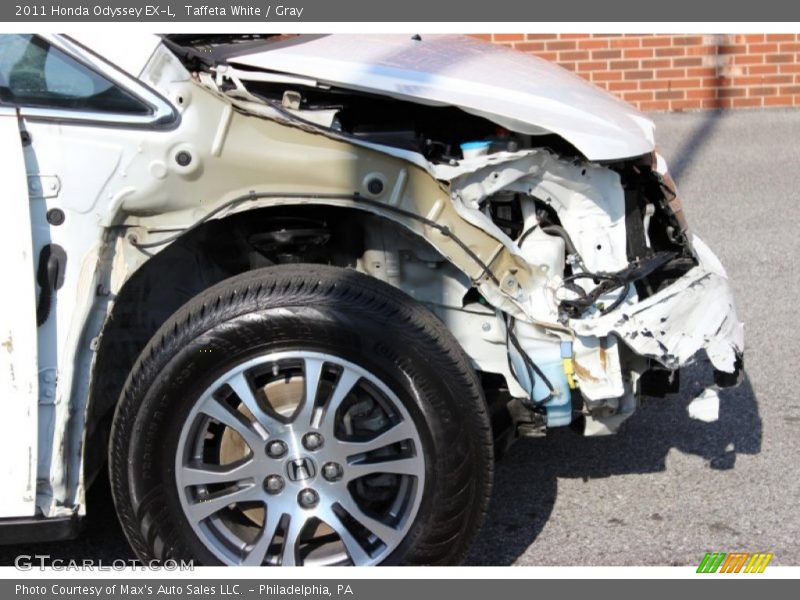Taffeta White / Gray 2011 Honda Odyssey EX-L