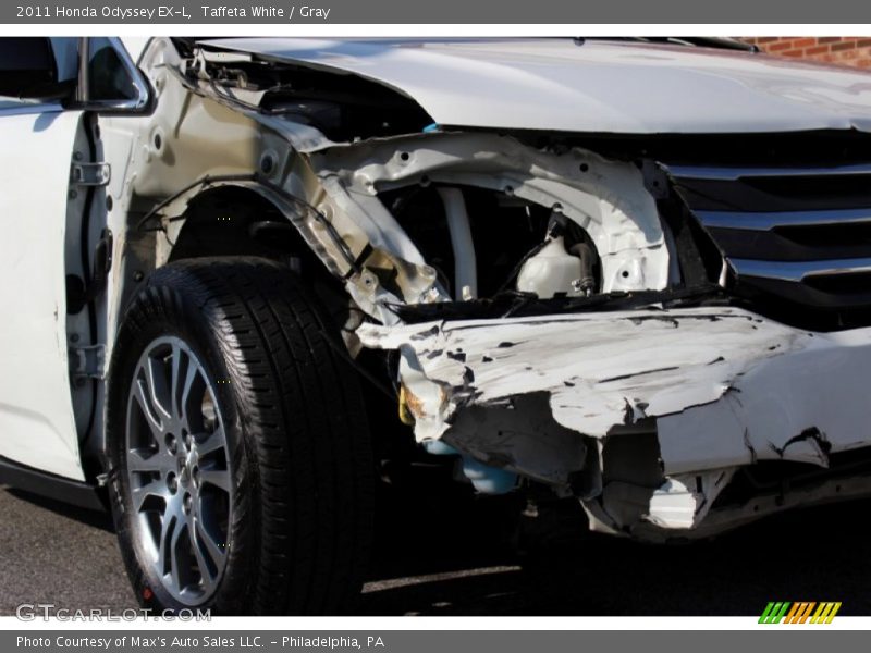 Taffeta White / Gray 2011 Honda Odyssey EX-L
