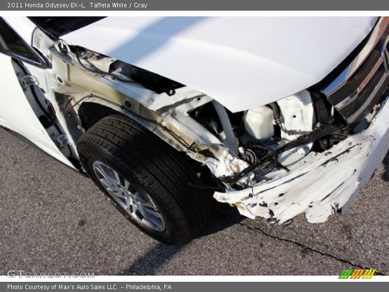 Taffeta White / Gray 2011 Honda Odyssey EX-L