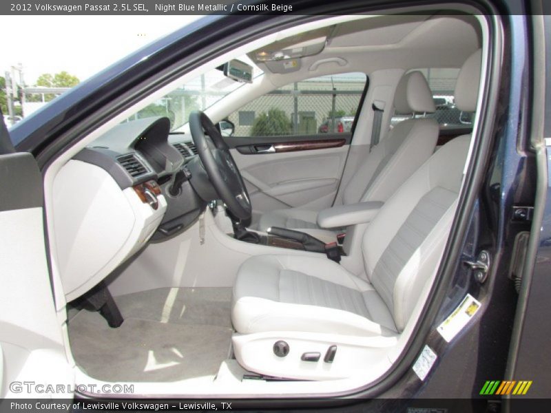 Night Blue Metallic / Cornsilk Beige 2012 Volkswagen Passat 2.5L SEL