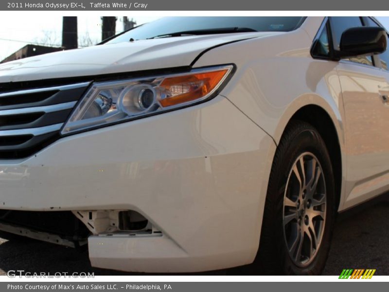 Taffeta White / Gray 2011 Honda Odyssey EX-L