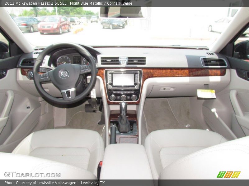 Night Blue Metallic / Cornsilk Beige 2012 Volkswagen Passat 2.5L SEL