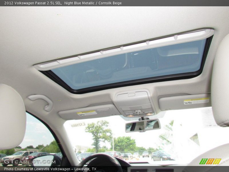 Night Blue Metallic / Cornsilk Beige 2012 Volkswagen Passat 2.5L SEL