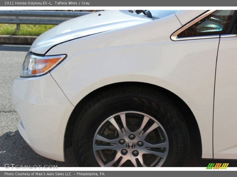 Taffeta White / Gray 2011 Honda Odyssey EX-L