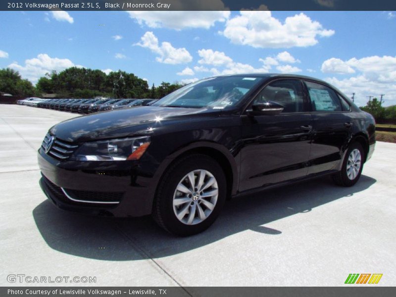 Black / Moonrock Gray 2012 Volkswagen Passat 2.5L S